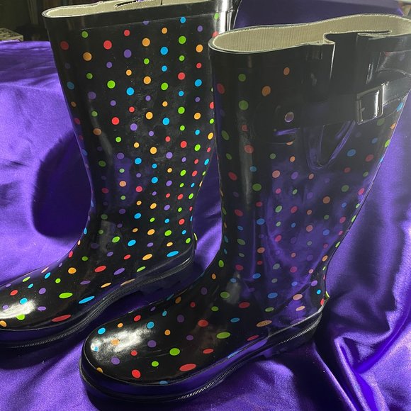 Western Chief Shoes - 📌 Western Chief Woman Polka Dot RAIN BOOT